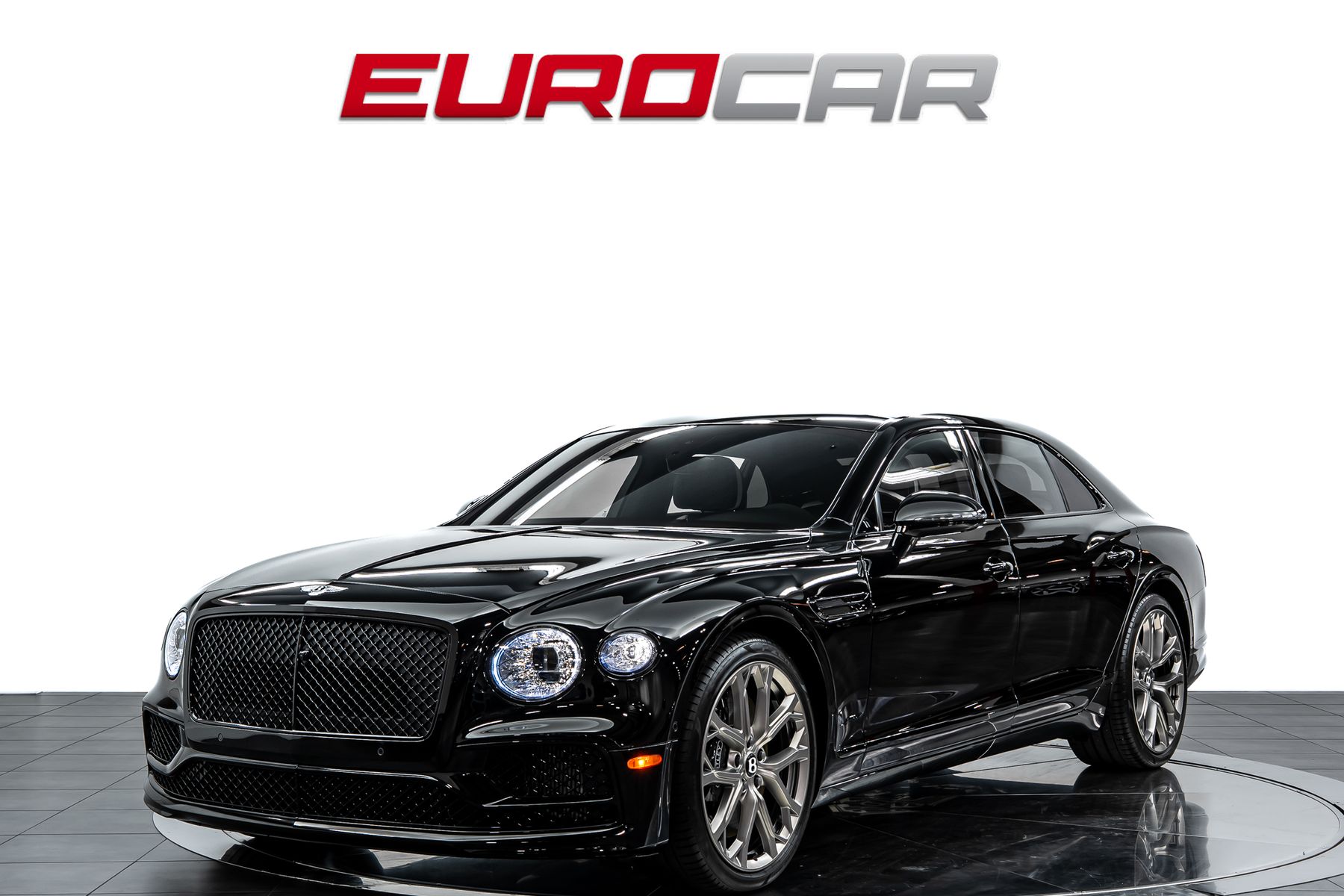 Black Crystal Metallic 2024 Bentley Flying Spur Speed AWD Sedan All-Wheel Drive 8-Speed Automatic