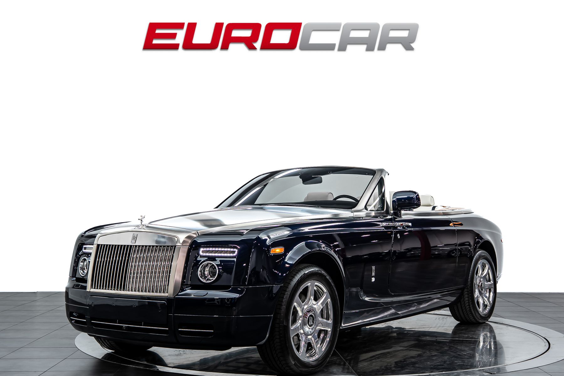 Blue 2010 Rolls-Royce Phantom Drophead Coupe Convertible Convertible Rear-Wheel Drive 6-Speed Automatic Overdrive