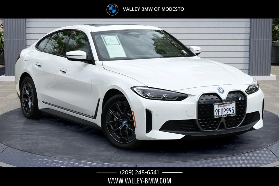 Alpine White 2023 BMW i4 eDrive35 Gran Coupe FWD Sedan Rear-Wheel Drive Automatic