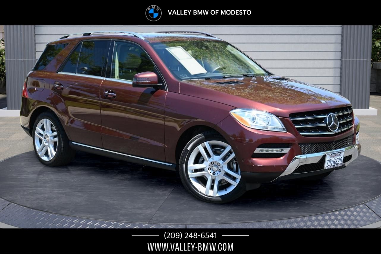Cinnabar Red Metallic 2014 Mercedes-Benz M-Class ML 350 BlueTEC 4MATIC SUV / Crossover All-Wheel Drive 7-Speed Automatic