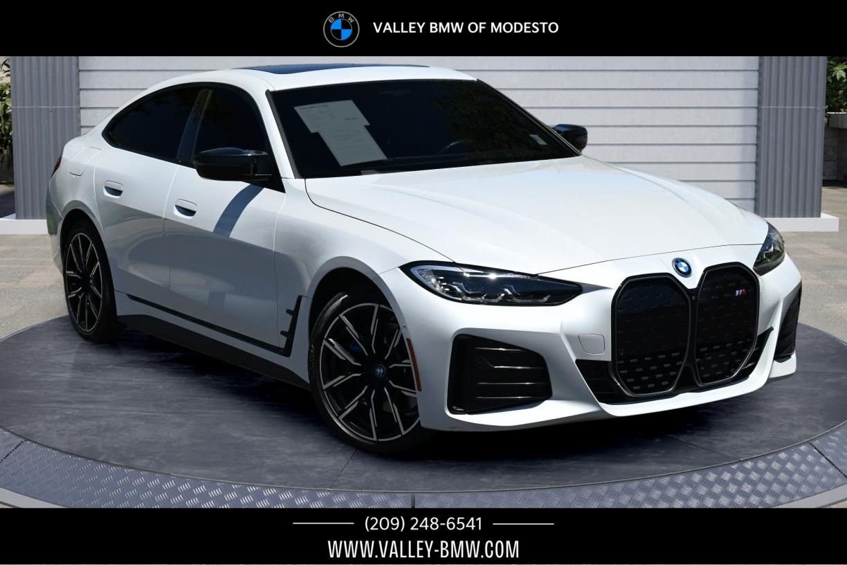 Mineral White Metallic 2024 BMW i4 Sedan All-Wheel Drive Automatic