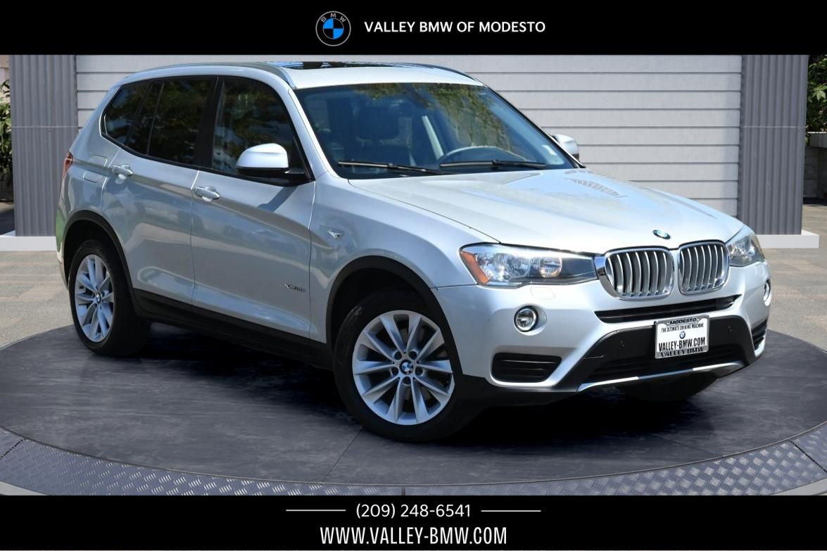 Glacier Silver Metallic 2017 BMW X3 SUV / Crossover All-Wheel Drive 8-Speed Automatic