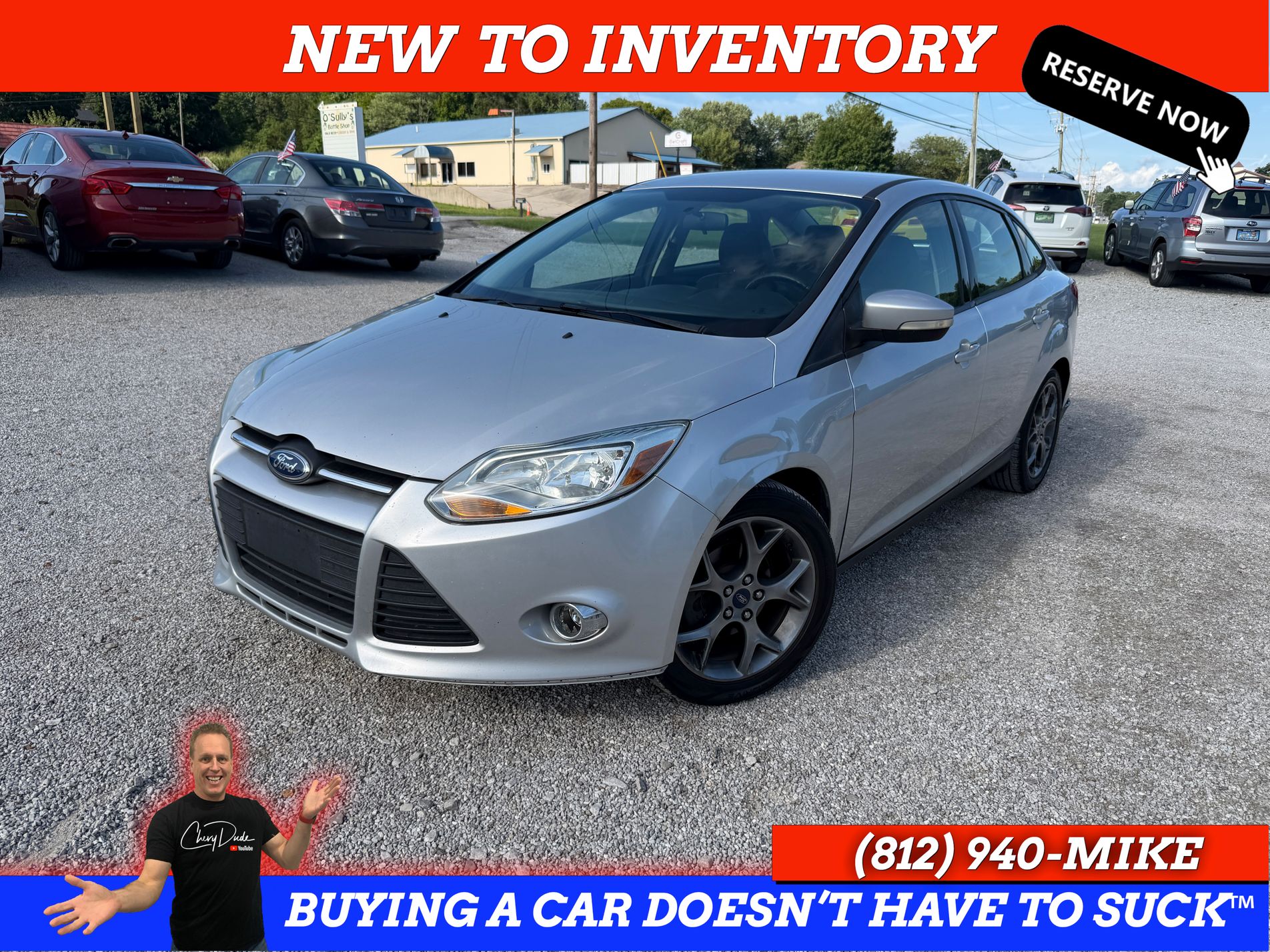 Ingot Silver 2013 Ford Focus Sedan Front-Wheel Drive 6-Speed Automatic