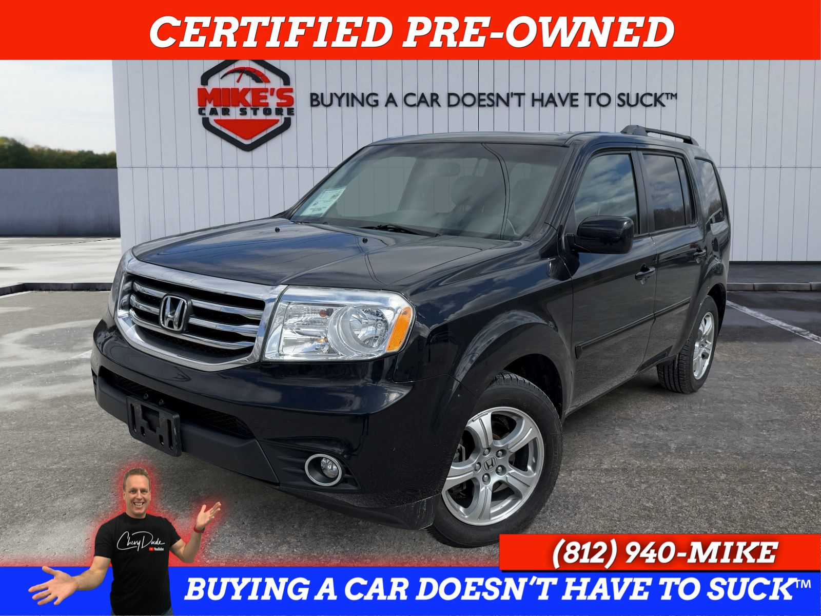 2015 Honda Pilot EX-L with DVD 4WD