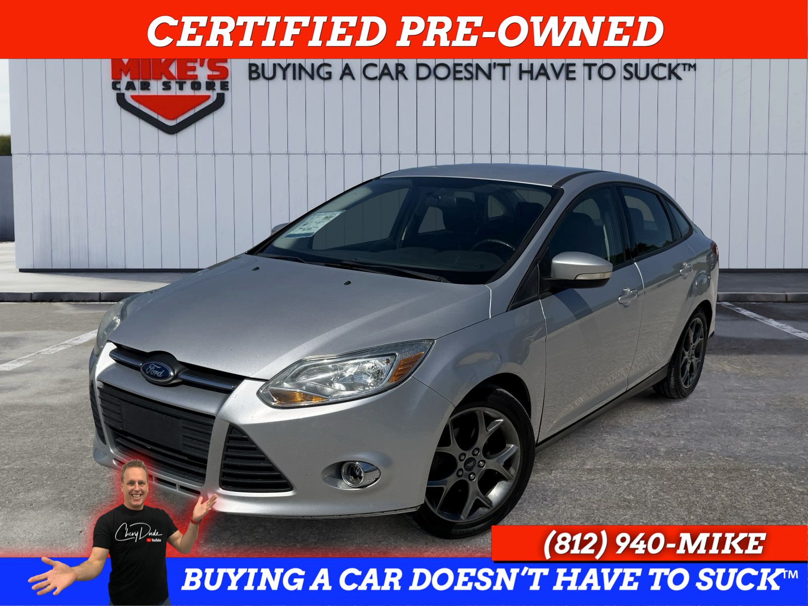 Ingot Silver 2013 Ford Focus Sedan Front-Wheel Drive 6-Speed Automatic