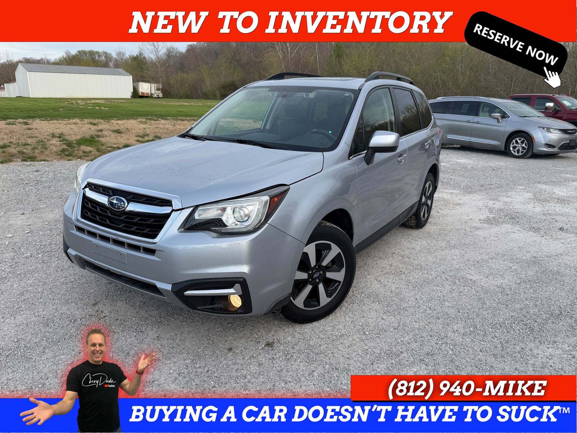 Ice Silver Metallic 2018 Subaru Forester 2.5i Limited SUV / Crossover All-Wheel Drive Continuously Variable Transmission
