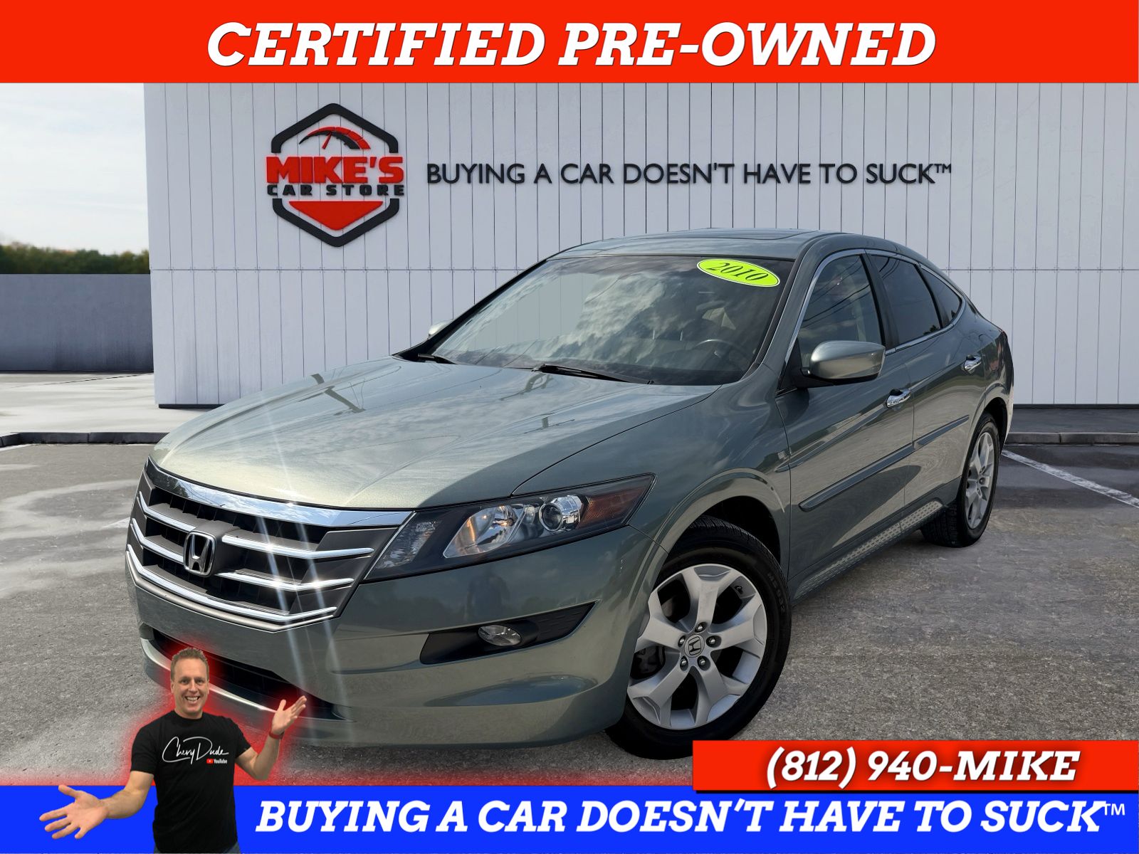 Opal Sage 2010 Honda Accord Crosstour SUV / Crossover All-Wheel Drive 5-Speed Automatic