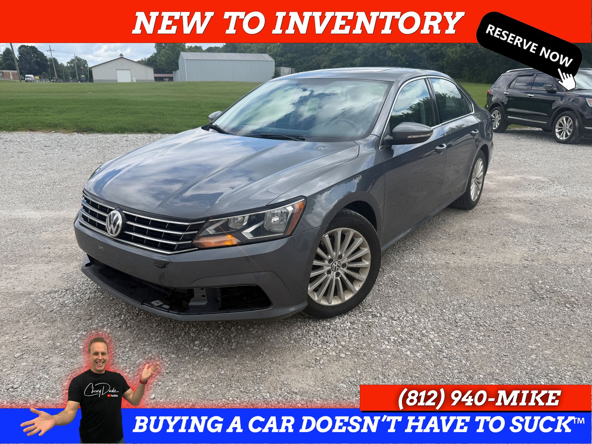 Reflex Silver Metallic 2016 Volkswagen Passat Sedan Front-Wheel Drive 6-Speed Automatic