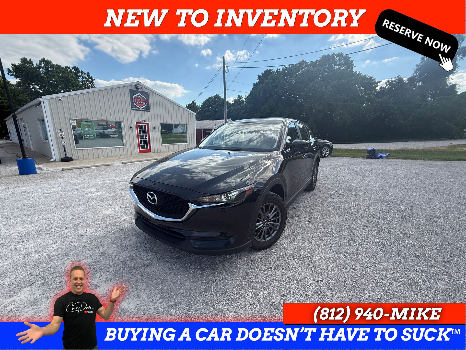 Jet Black Mica 2018 Mazda CX-5 Sport AWD SUV / Crossover All-Wheel Drive 6-Speed Automatic