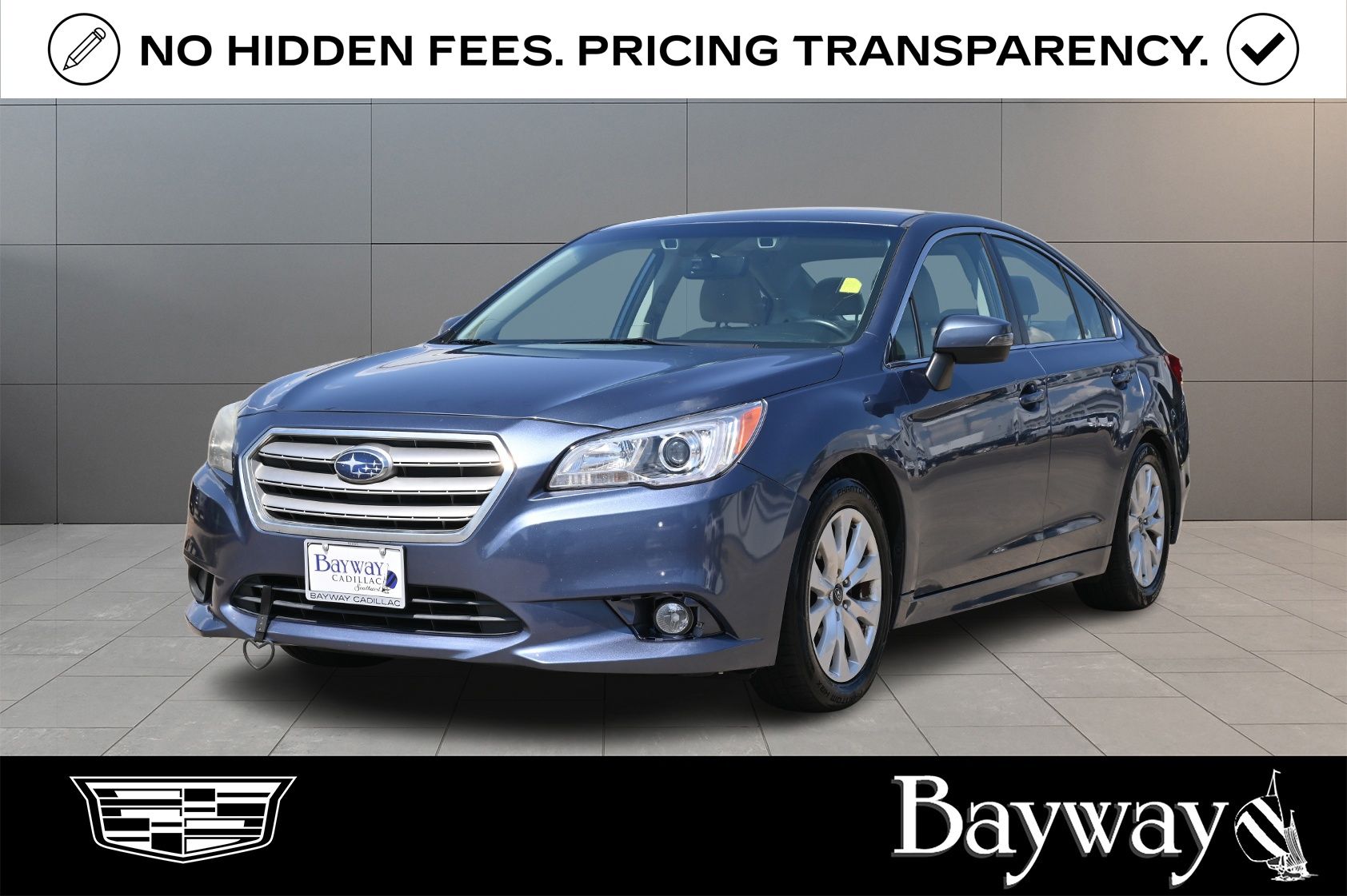 Twilight Blue Metallic 2017 Subaru Legacy Sedan All-Wheel Drive Continuously Variable Transmission