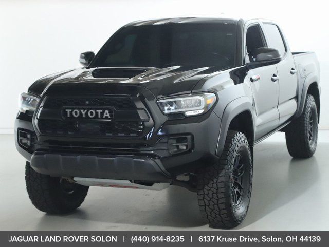Midnight Black Metallic 2021 Toyota Tacoma Pickup Truck Four-Wheel Drive 6-Speed Automatic