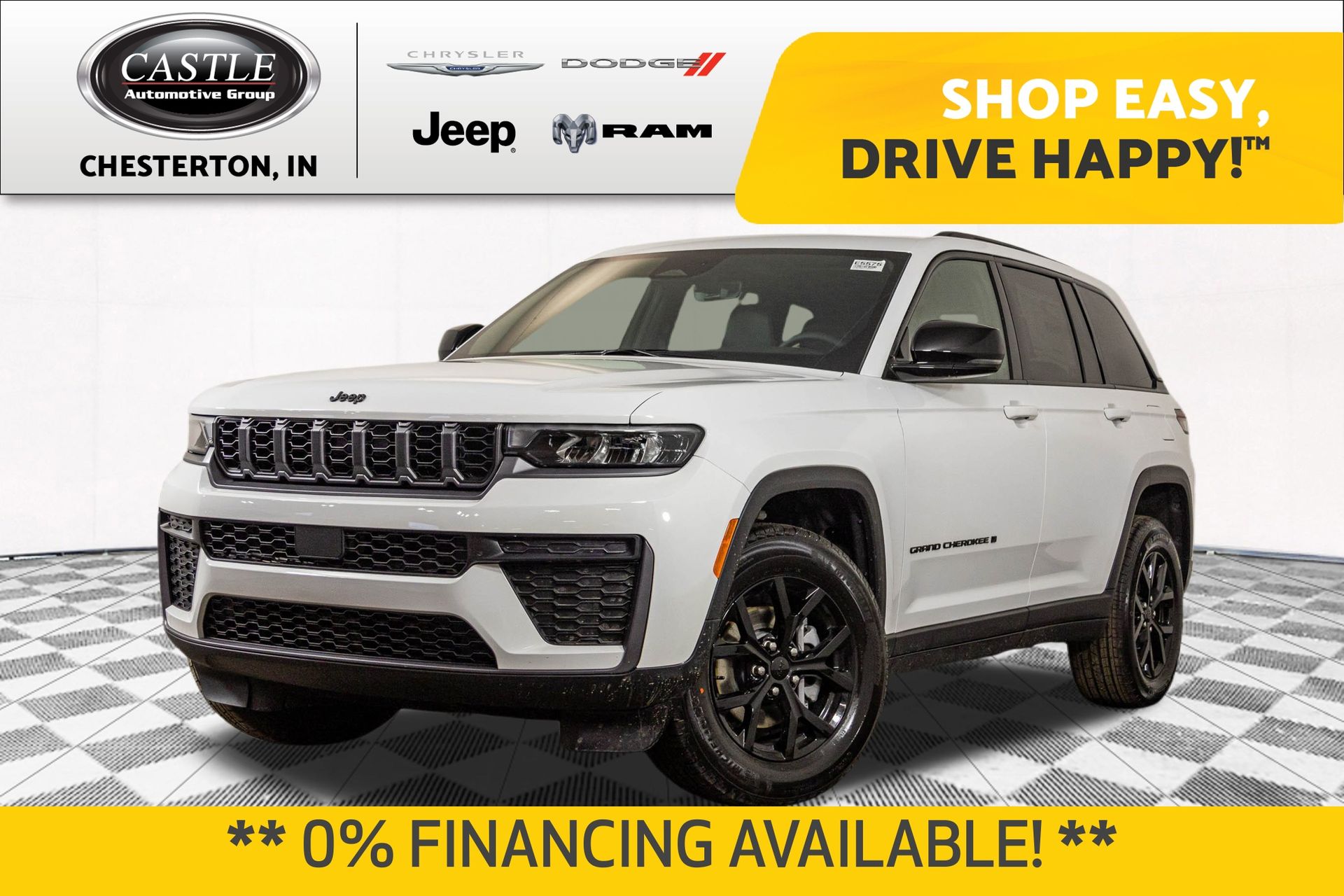 Bright White Clearcoat 2026 Jeep Grand Cherokee SUV / Crossover Four-Wheel Drive 8-Speed Automatic