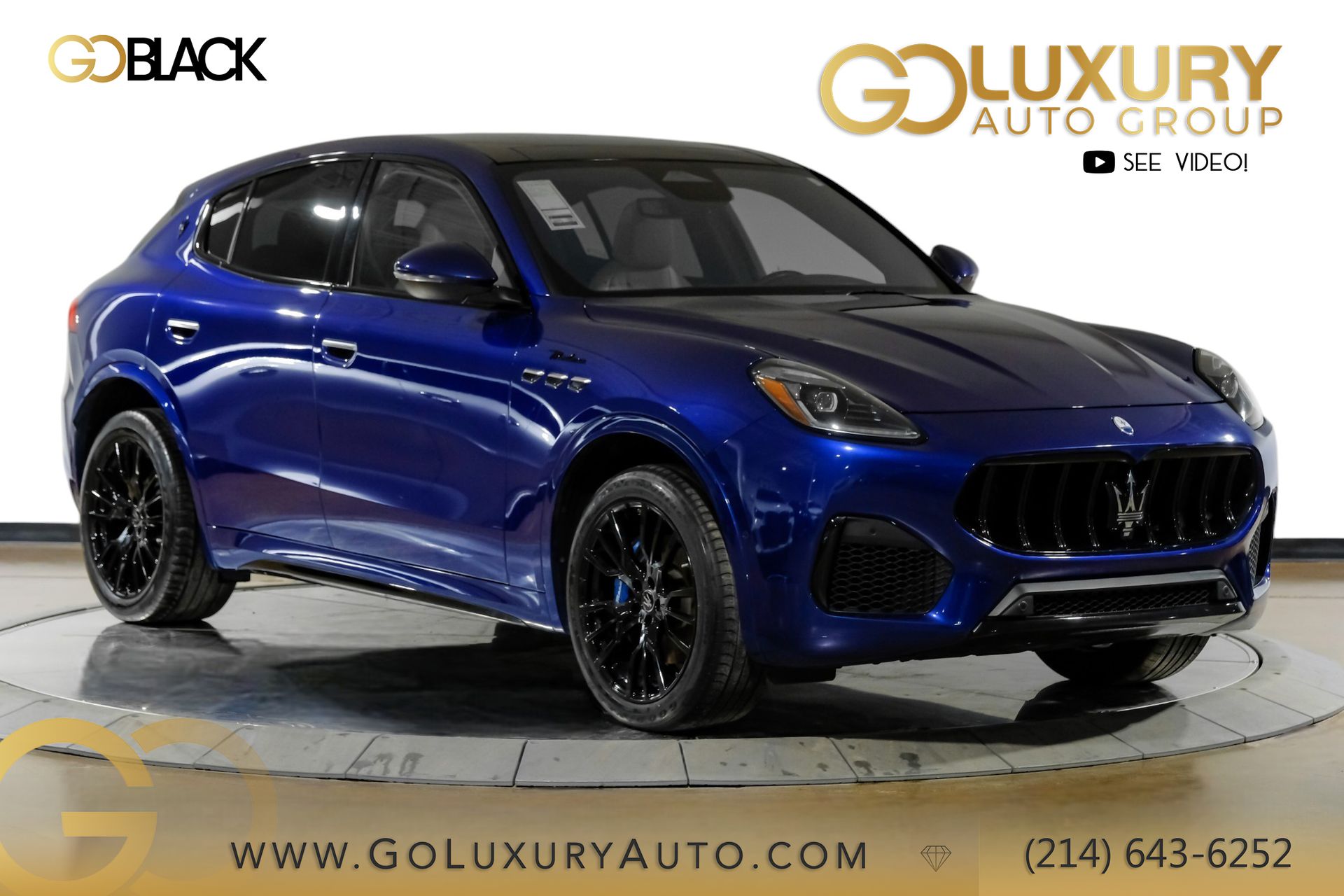 Blue 2023 Maserati Grecale Modena AWD SUV / Crossover All-Wheel Drive 8-Speed Automatic