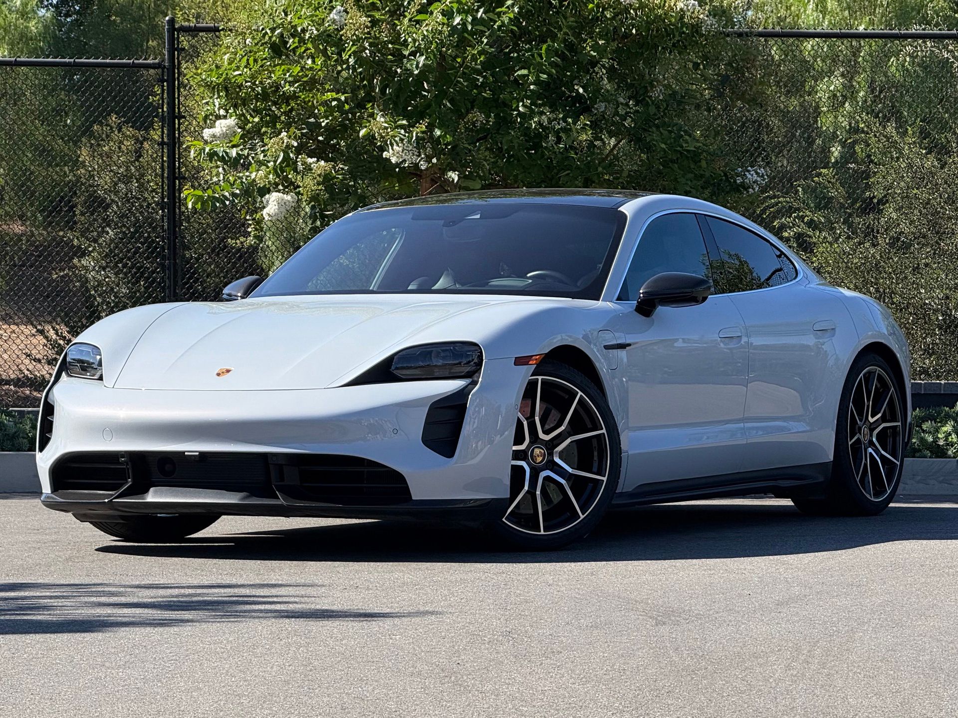 Gray 2022 Porsche Taycan Sedan All-Wheel Drive 2-Speed Automatic