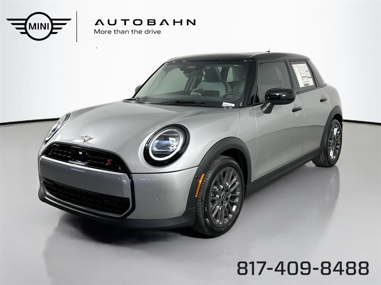 Melting Silver III Metallic 2025 MINI Cooper S Signature Trim 4-door Hatchback Hatchback Front-Wheel Drive 7-Speed Automatic