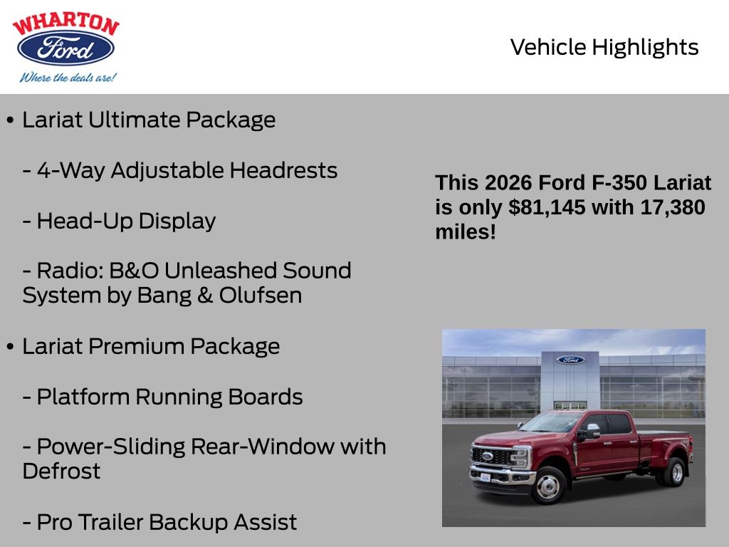 2026 Ford F-350SD Lariat - 10