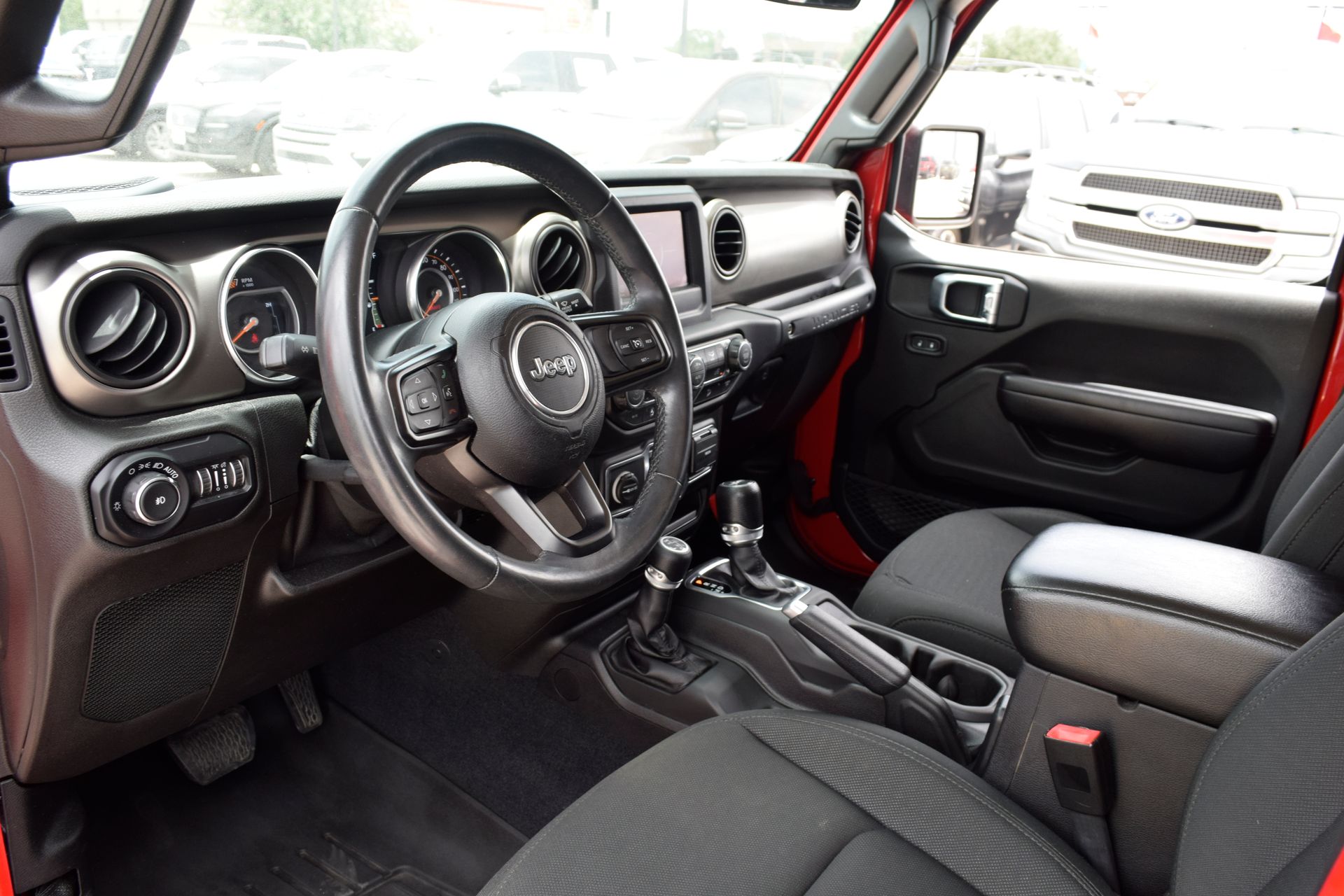 2018 Jeep Wrangler Unlimited Sport S Red at Toyota of Victoria