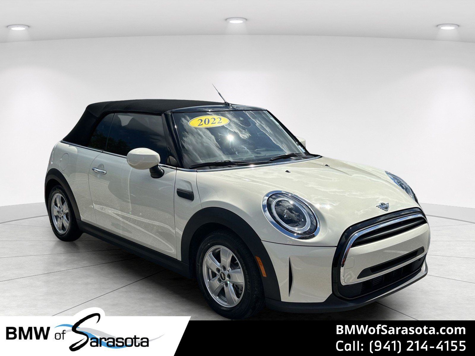 Pepper White 2022 MINI Cooper Convertible Front-Wheel Drive 7-Speed Automatic