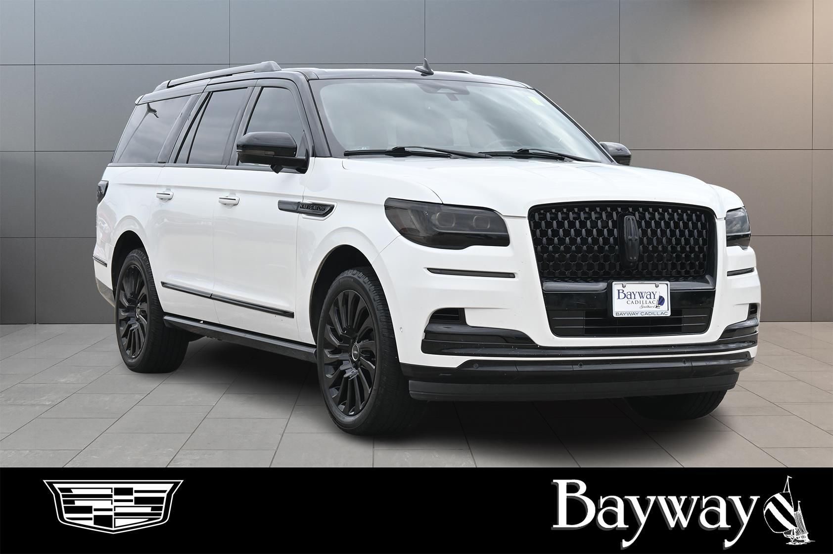 2022 Lincoln Navigator L Black Label White at Classic Chevrolet Galveston