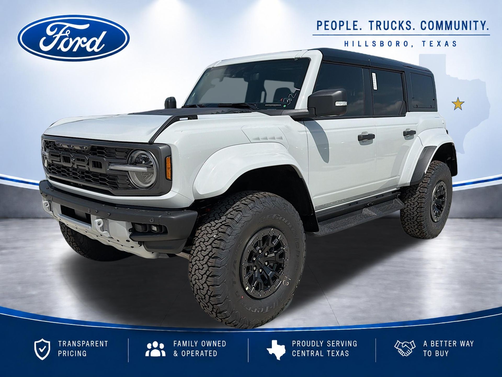 Avalanche Gray 2026 Ford Bronco Raptor SUV / Crossover Four-Wheel Drive Automatic