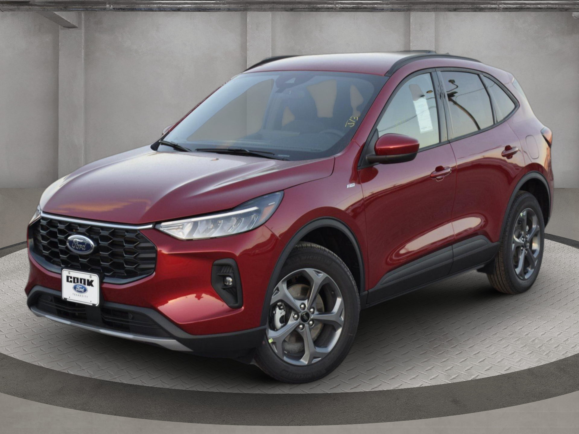 Rapid Red Metallic Tinted Clearcoat 2026 Ford Escape Hybrid ST-Line Select AWD SUV / Crossover All-Wheel Drive Continuously Variable Transmission