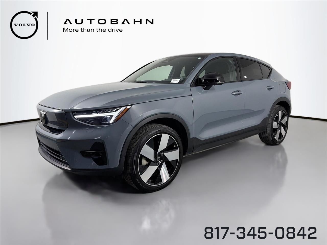Thunder Gray Metallic 2023 Volvo C40 Recharge Twin Ultimate eAWD SUV / Crossover All-Wheel Drive 1-Speed Automatic