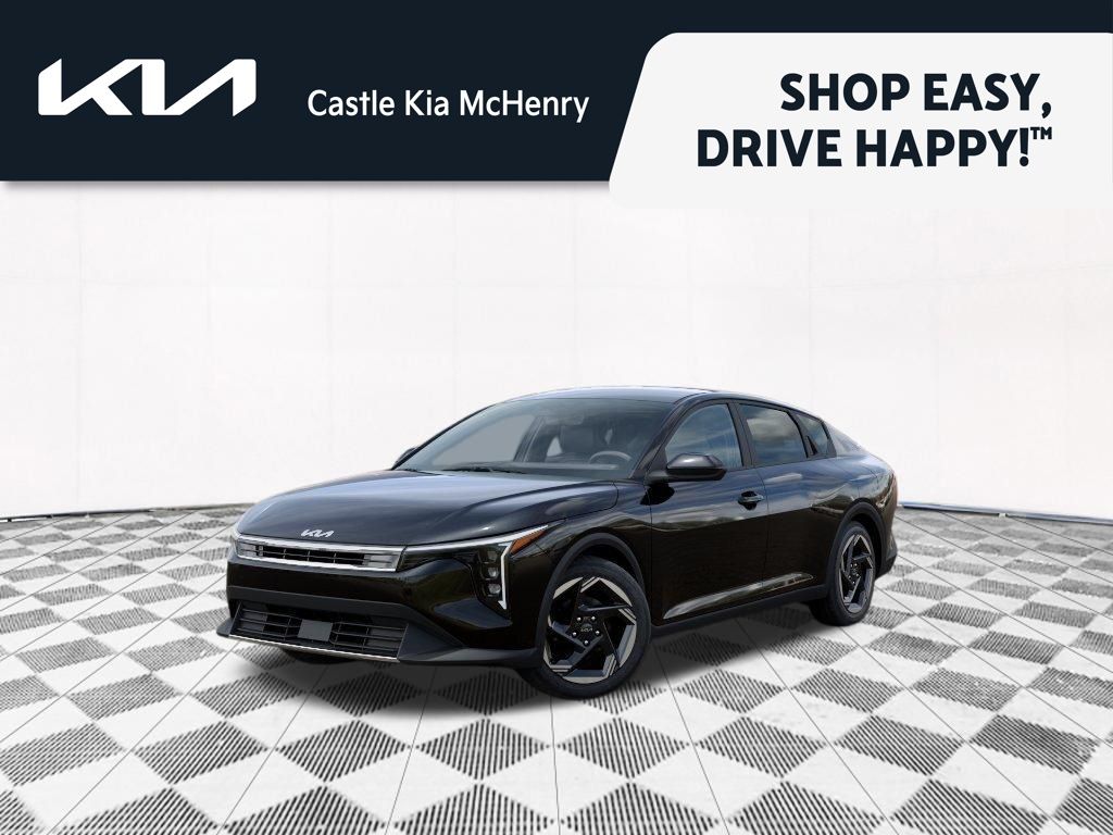 Aurora Black 2026 Kia K4 EX FWD Sedan Front-Wheel Drive Continuously Variable Transmission