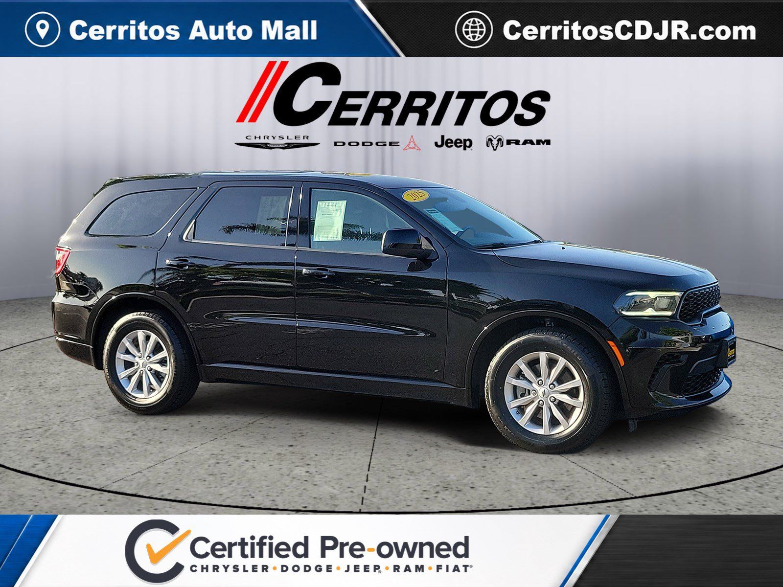 DB Black Crystal Clearcoat 2025 Dodge Durango SUV / Crossover Rear-Wheel Drive 8-Speed Automatic