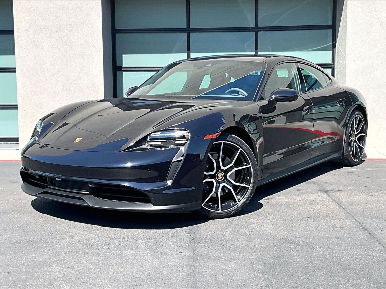 Jet Black Metallic 2023 Porsche Taycan Sedan Rear-Wheel Drive 2-Speed Automatic