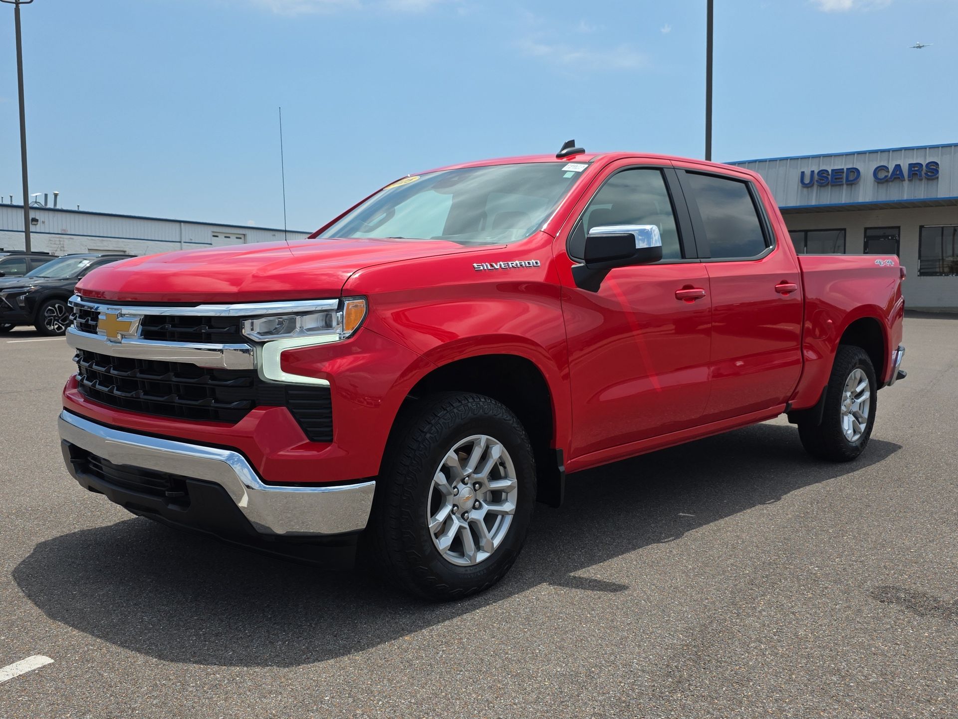 Red Hot 2025 Chevrolet Silverado 1500 Pickup Truck Four-Wheel Drive Automatic