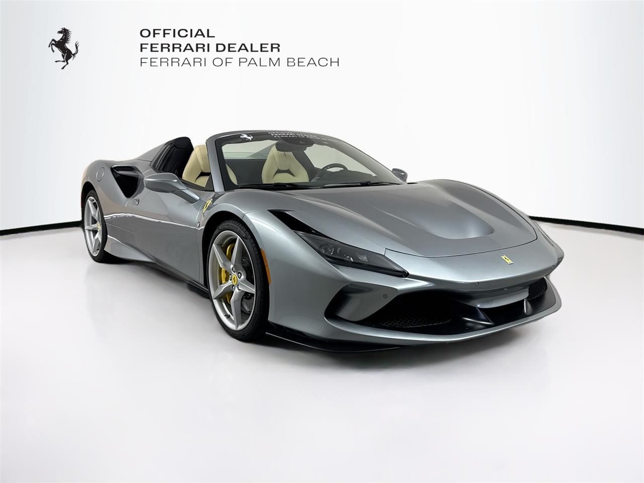 Grigio Titanio Metallic 2021 Ferrari F8 Spider RWD Convertible Rear-Wheel Drive 7-Speed Dual Clutch