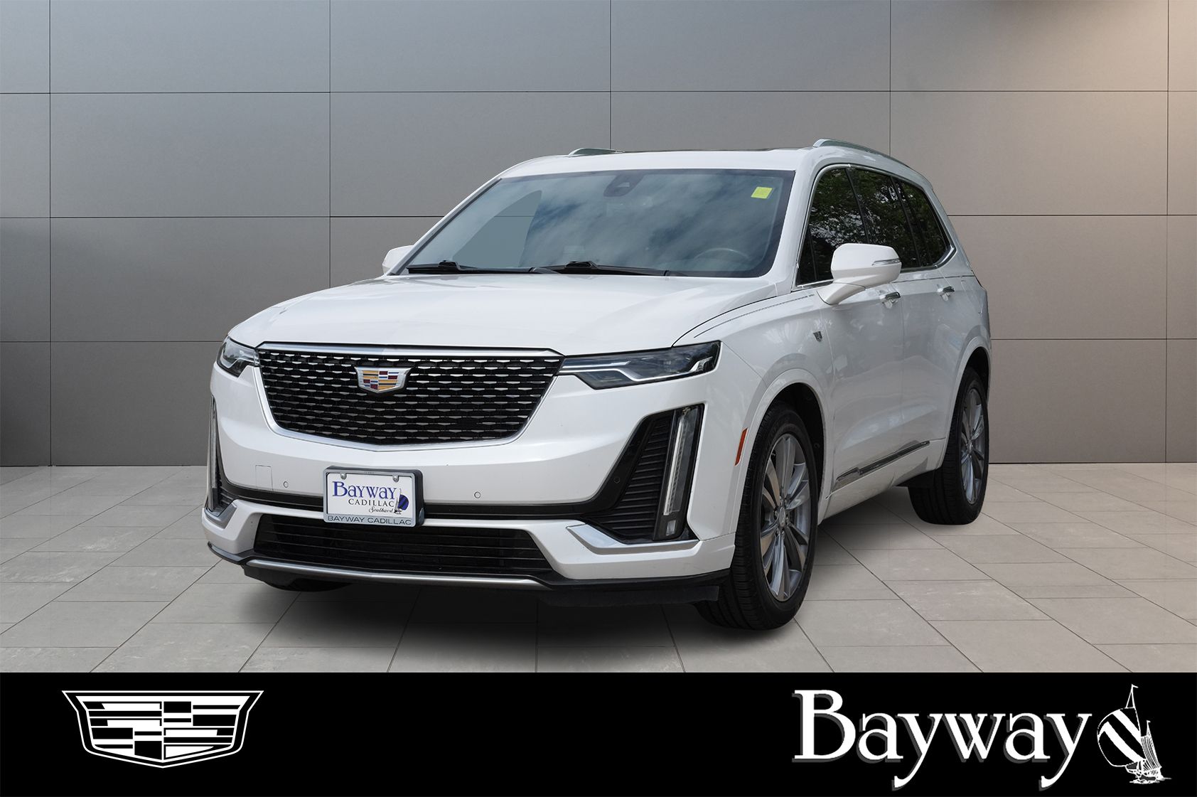 2020 Cadillac XT6 Premium Luxury White at DeMontrond Gulf Freeway