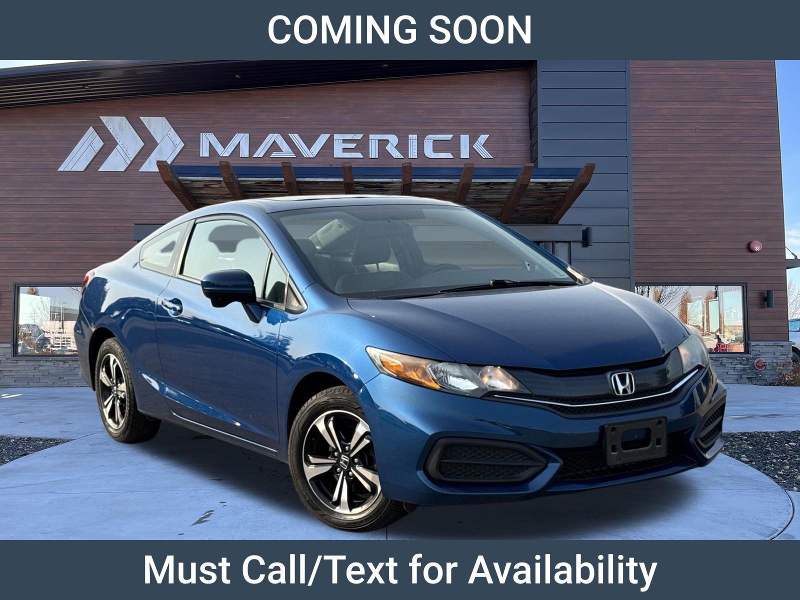 Dyno Blue Pearl 2015 Honda Civic Coupe Coupe Front-Wheel Drive Manual