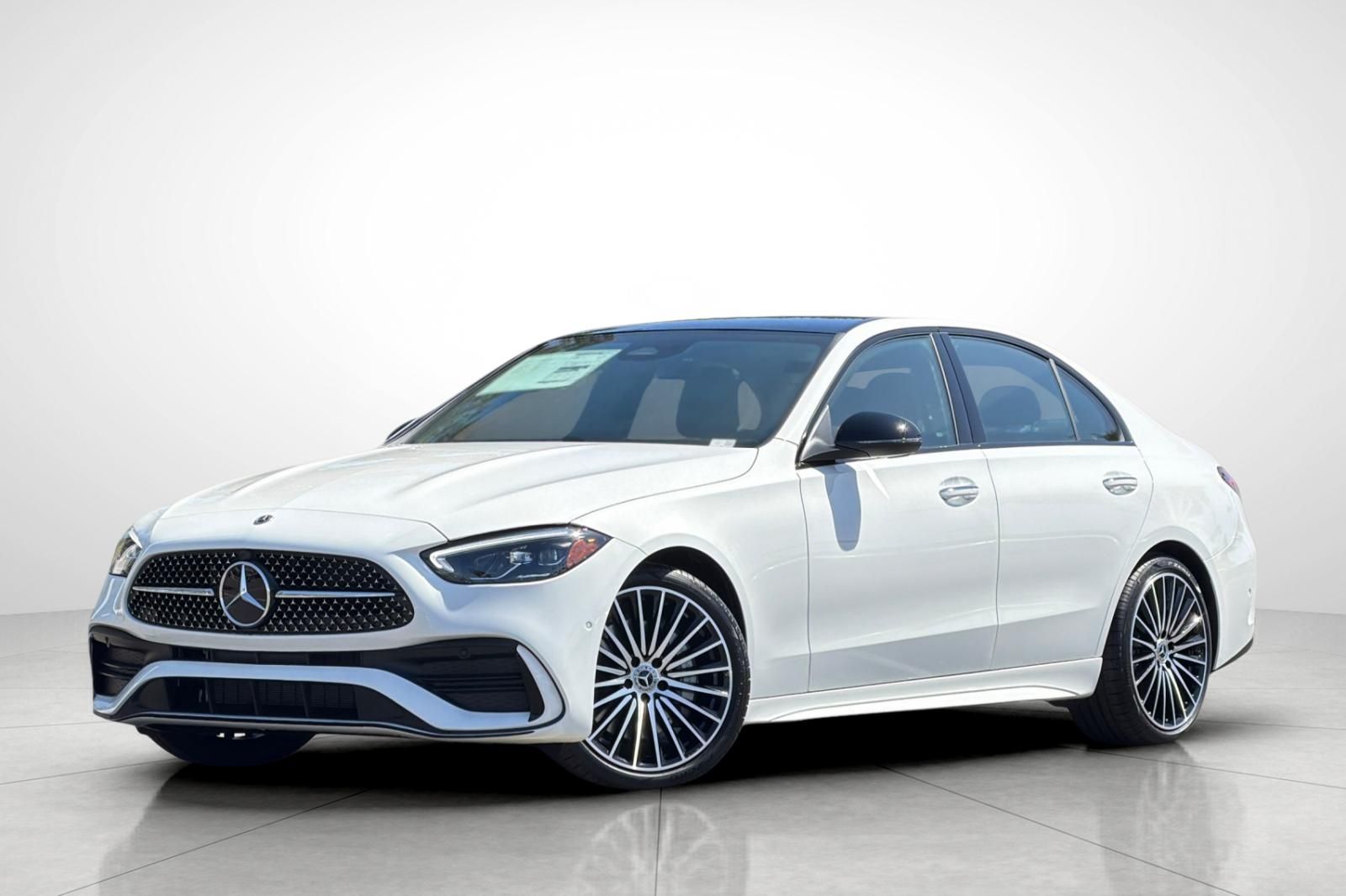 Polar White 2026 Mercedes-Benz C-Class Sedan Rear-Wheel Drive 9-Speed Automatic