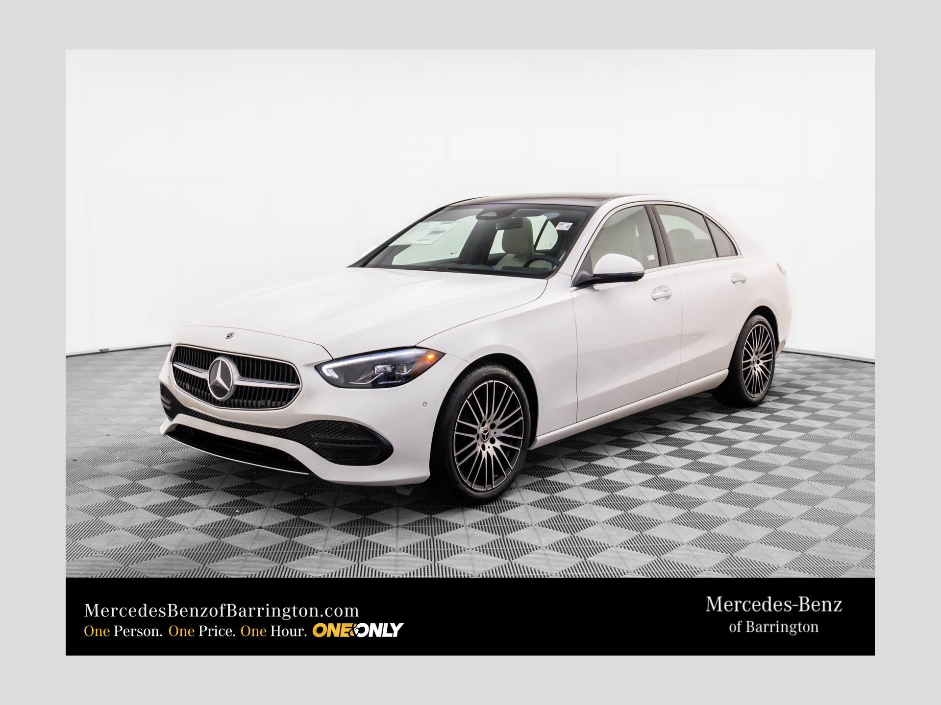 Polar White 2026 Mercedes-Benz C-Class Sedan All-Wheel Drive 9-Speed Automatic