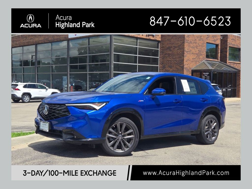 Adriatic Blue Sea Metallic 2025 Acura ADX SUV / Crossover All-Wheel Drive Continuously Variable Transmission