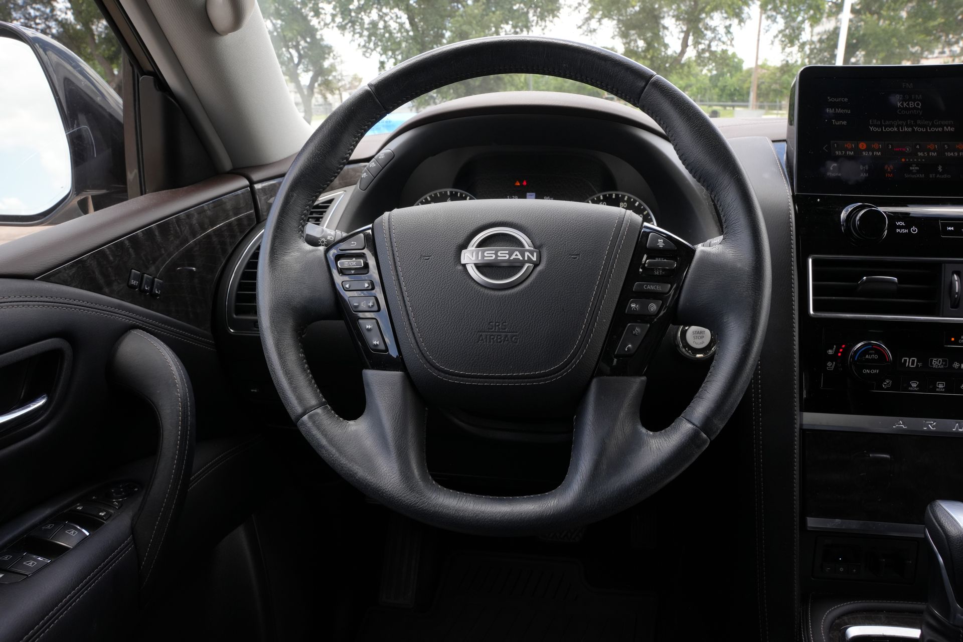 2023 Nissan Armada Platinum White at DeMontrond Ford
