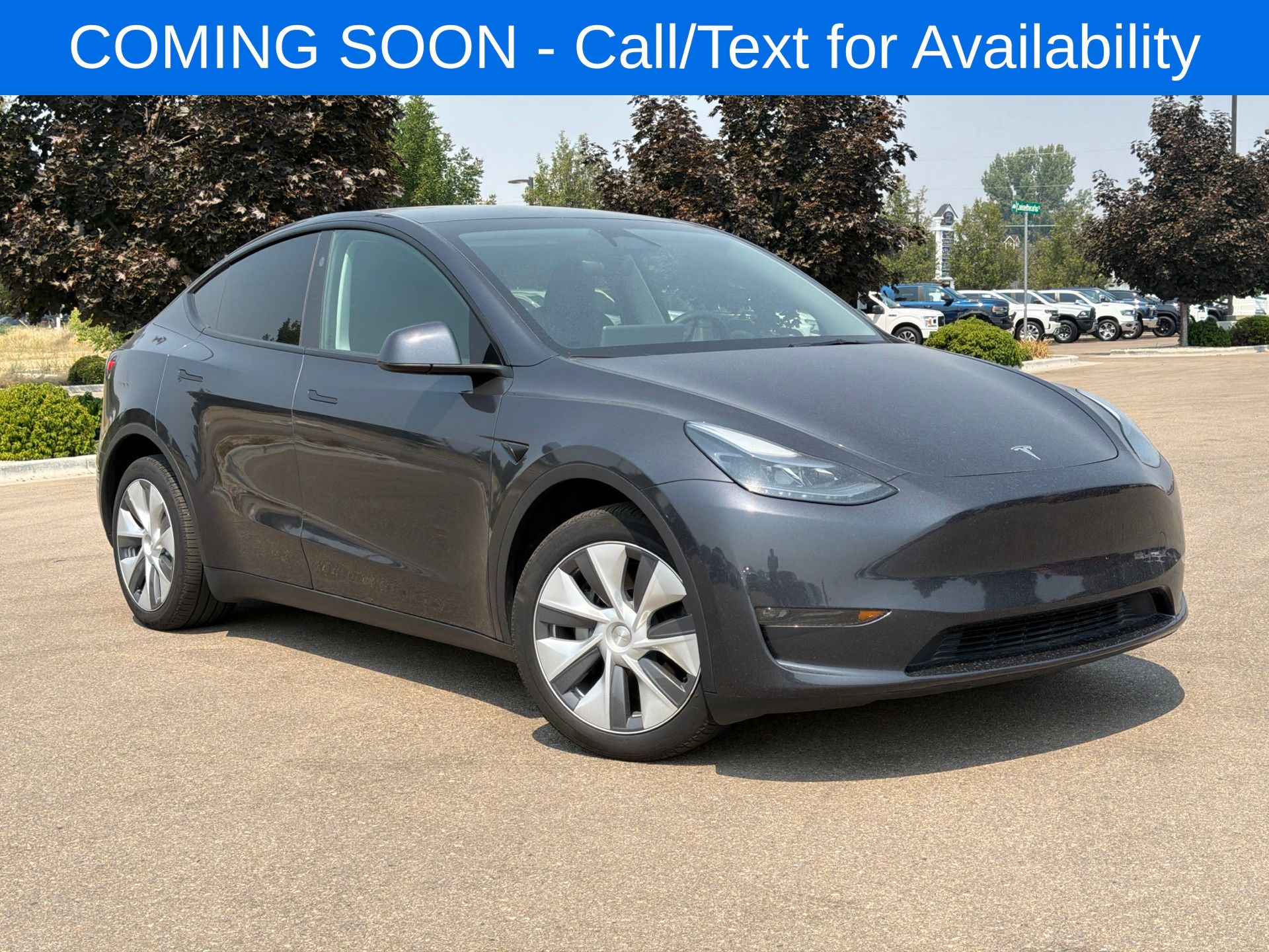Stealth Gray 2024 Tesla Model Y SUV / Crossover All-Wheel Drive Automatic