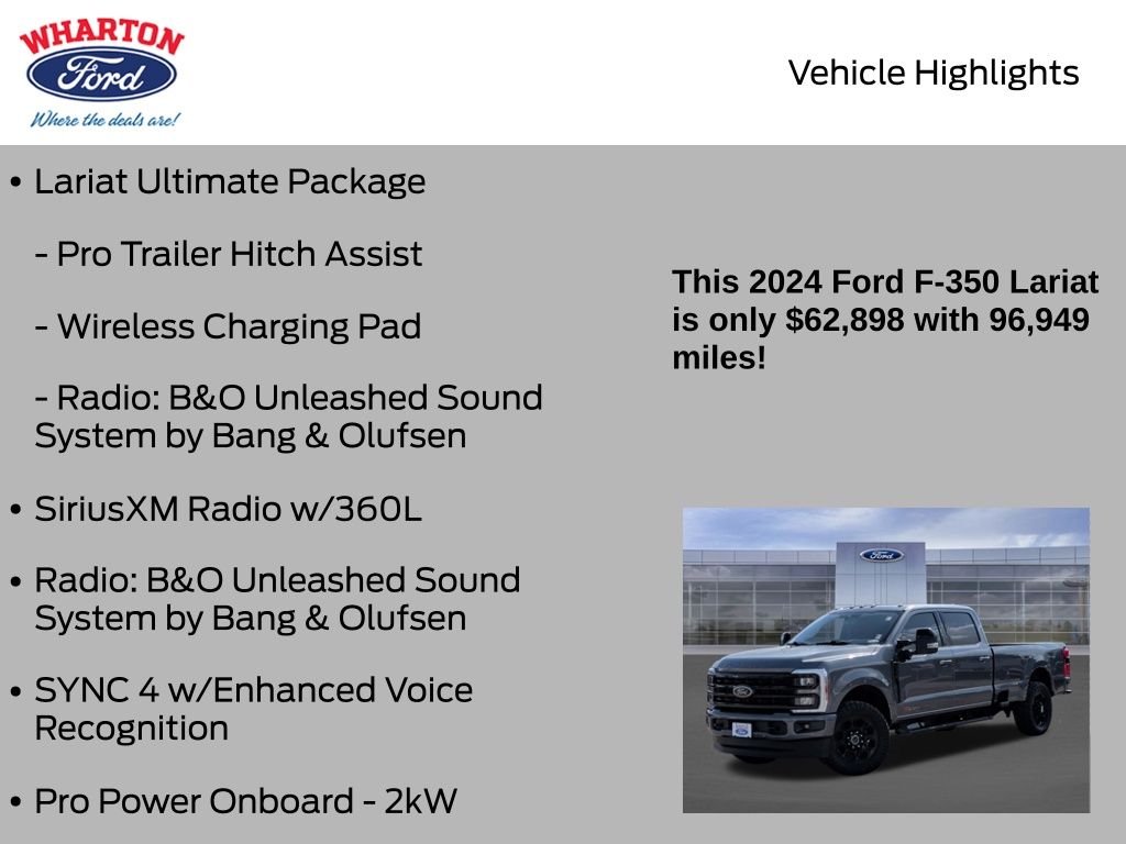 2024 Ford F-350SD Lariat Gray at EAG Ford Navasota