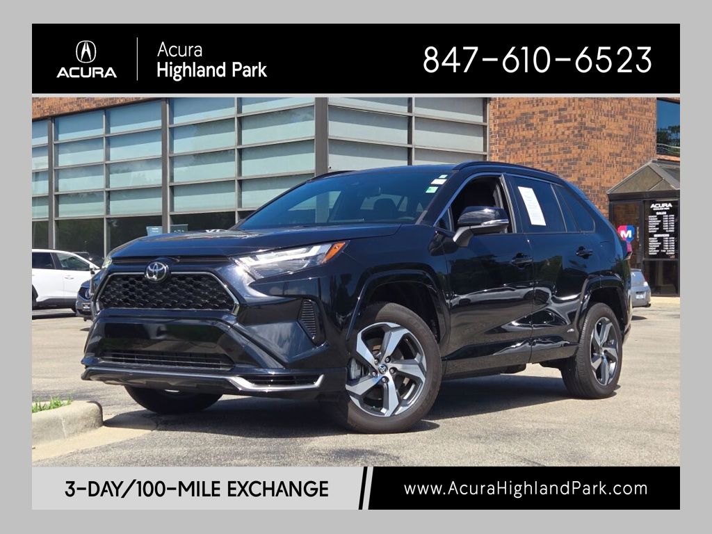 Midnight Black Metallic 2025 Toyota RAV4 Plug-in Hybrid SUV / Crossover All-Wheel Drive Continuously Variable Transmission