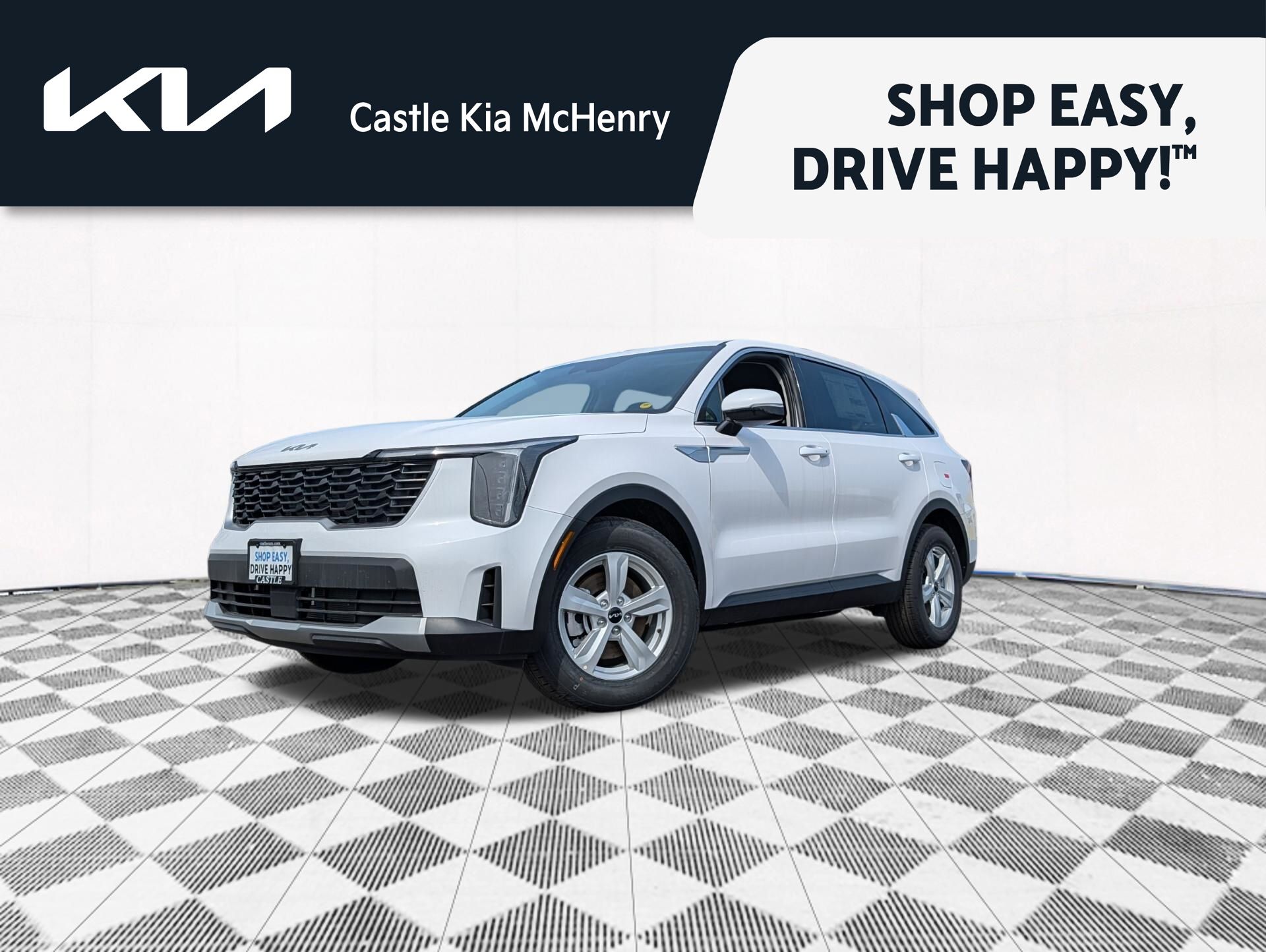 Glacial White Pearl 2026 Kia Sorento LX FWD SUV / Crossover Front-Wheel Drive 8-Speed Automatic