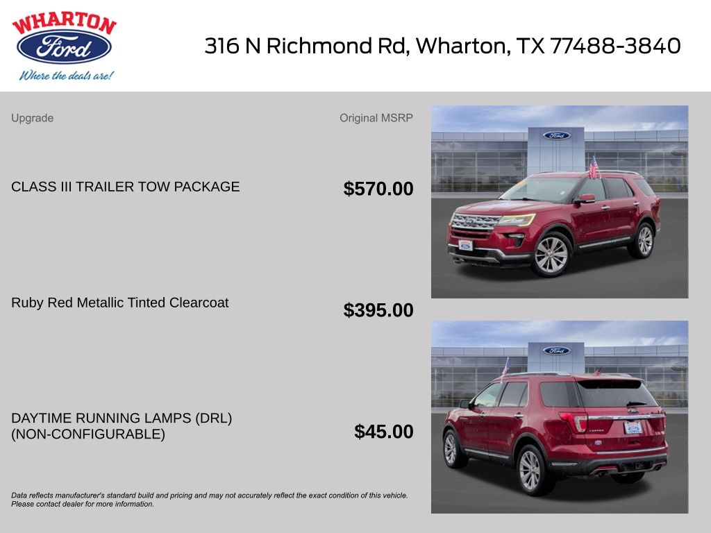 2019 Ford Explorer Limited - 1
