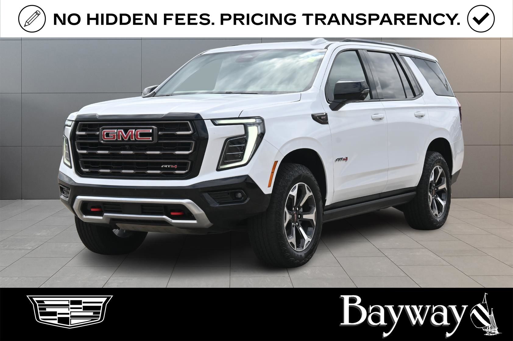 Summit White 2026 GMC Yukon AT4 Ultimate 4WD SUV / Crossover Four-Wheel Drive