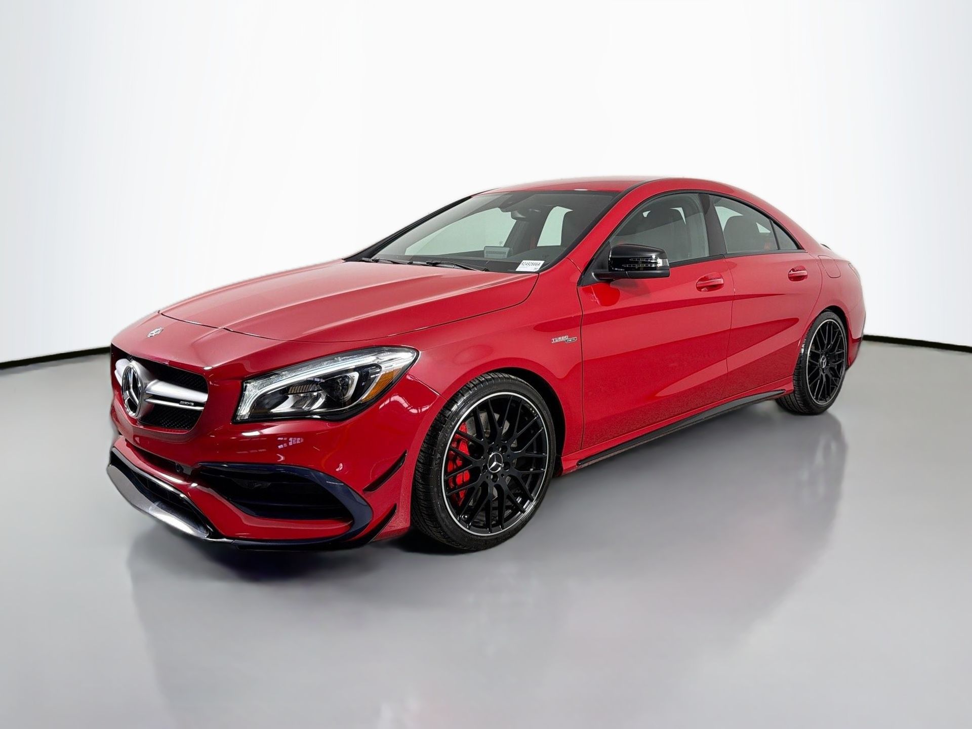 Jupiter Red 2018 Mercedes-Benz CLA AMG CLA 45 4MATIC Sedan All-Wheel Drive 7-Speed Automatic