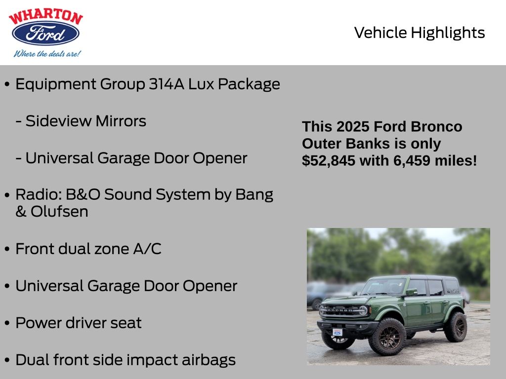 2025 Ford Bronco Outer Banks - 10