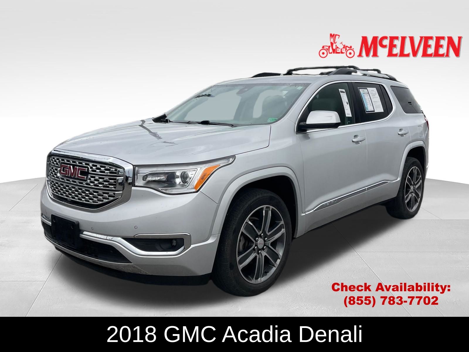 Quicksilver Metallic 2018 GMC Acadia Denali AWD SUV / Crossover Four-Wheel Drive 6-Speed Automatic