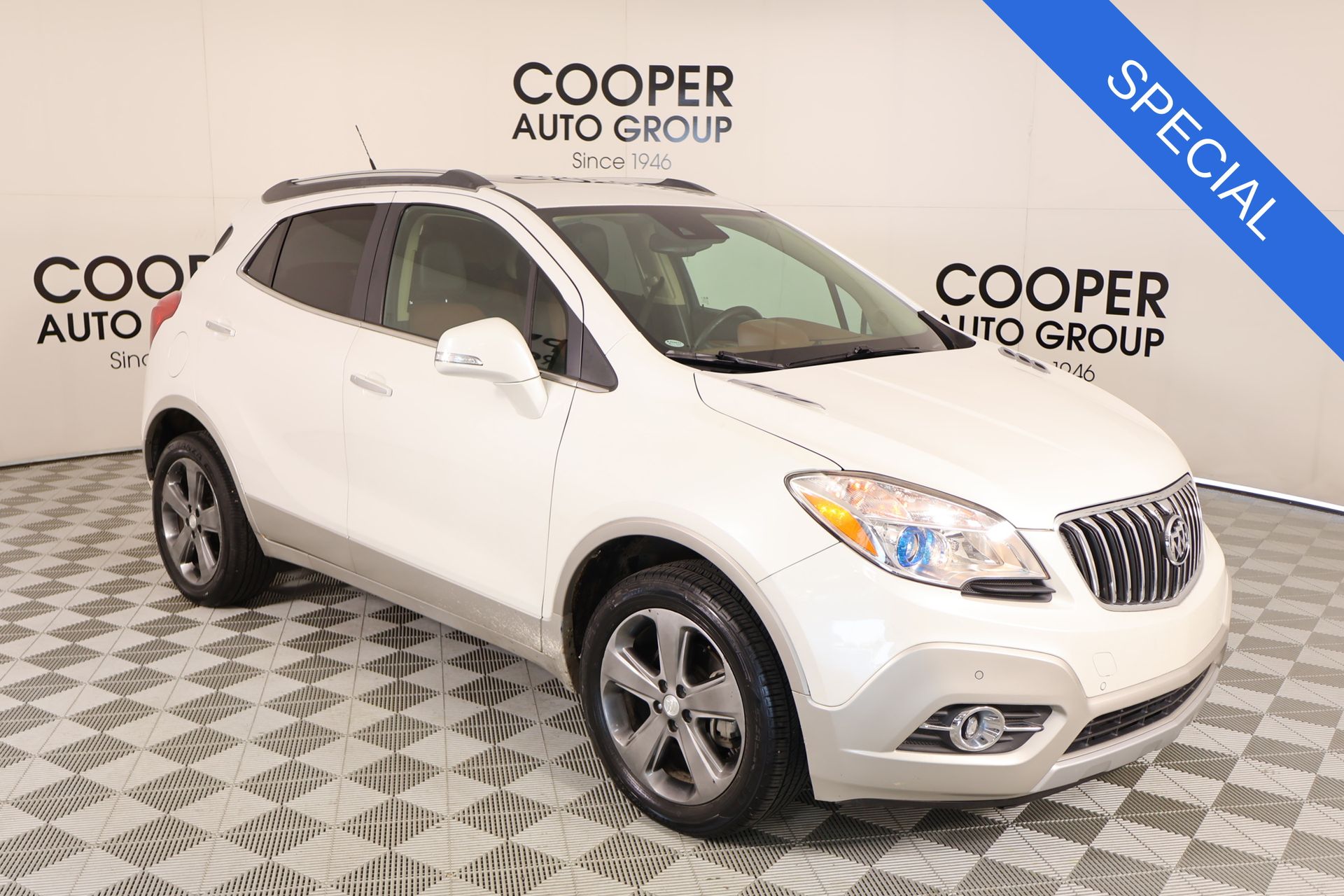 White Pearl Metallic 2014 Buick Encore Premium AWD SUV / Crossover All-Wheel Drive 6-Speed Automatic