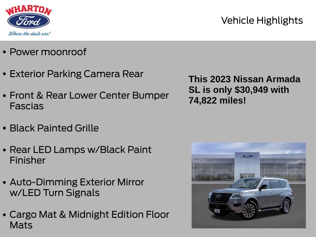 2023 Nissan Armada SL Gray at Joe Myers Mazda Kia