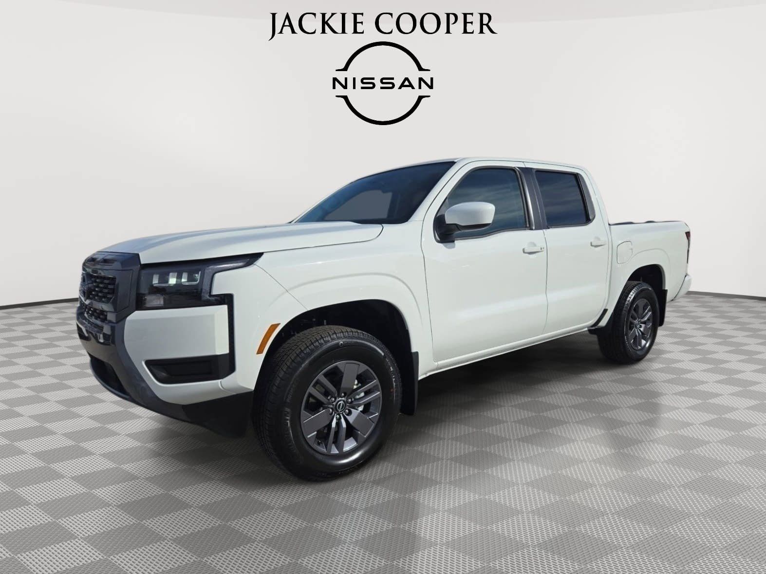 Glacier White 2026 Nissan Frontier Pickup Truck Four-Wheel Drive 9-Speed Automatic Overdrive