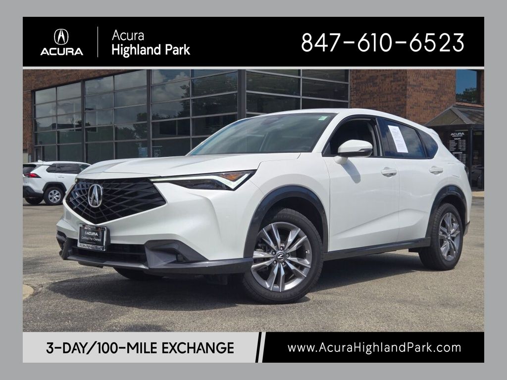 Platinum White Pearl 2025 Acura ADX SUV / Crossover All-Wheel Drive Continuously Variable Transmission